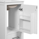 Bathroom Vanity With Ceramic Sink, Soft Close Drawers, Door Organizer, Divider Drawer, Adjustable Foot Pads