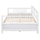 Full Size Daybed with Support Legs, White ( OLD SKU: WF191900AAK)