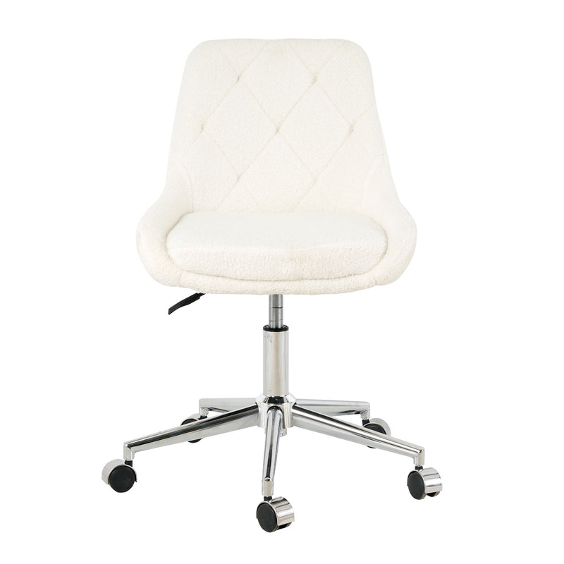 Adjustable And Space-Saving Chair With Golden Electroplated Legs