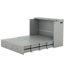 Murphy Wall Bed With Drawer And A Set Of Sockets & USB Ports, Pulley Structure Design