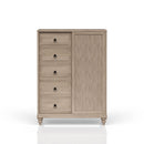 5 Drawer Door Chest - Sand