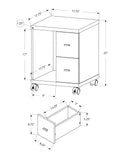 Office, File Cabinet, Printer Cart, Rolling File Cabinet, Mobile, Storage, Contemporary & Modern
