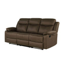Brenda - Sofa Manual Recline Function - Brown