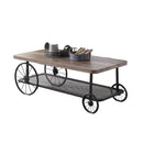 Francie - Coffee Table - Oak & Antique Gray - Atlantic Fine Furniture Inc