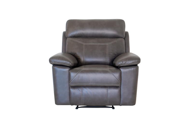 Sterling Power Grey Air Leather 1 Seater