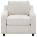 Christine - Upholstered Sloped Arm Sofa Set