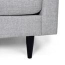 Jenny - Contemporary Tufted Fabric 3 Seater Sofa