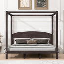 anopy Platform Bed With Headboard And Support Legs
