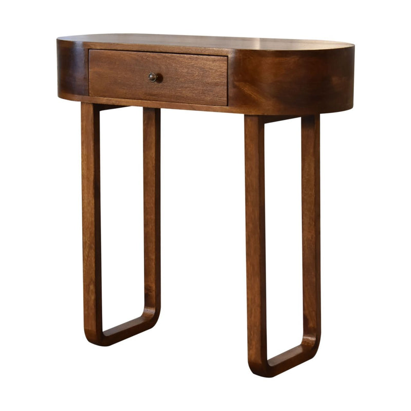 Round Coffee Table - Chestnut