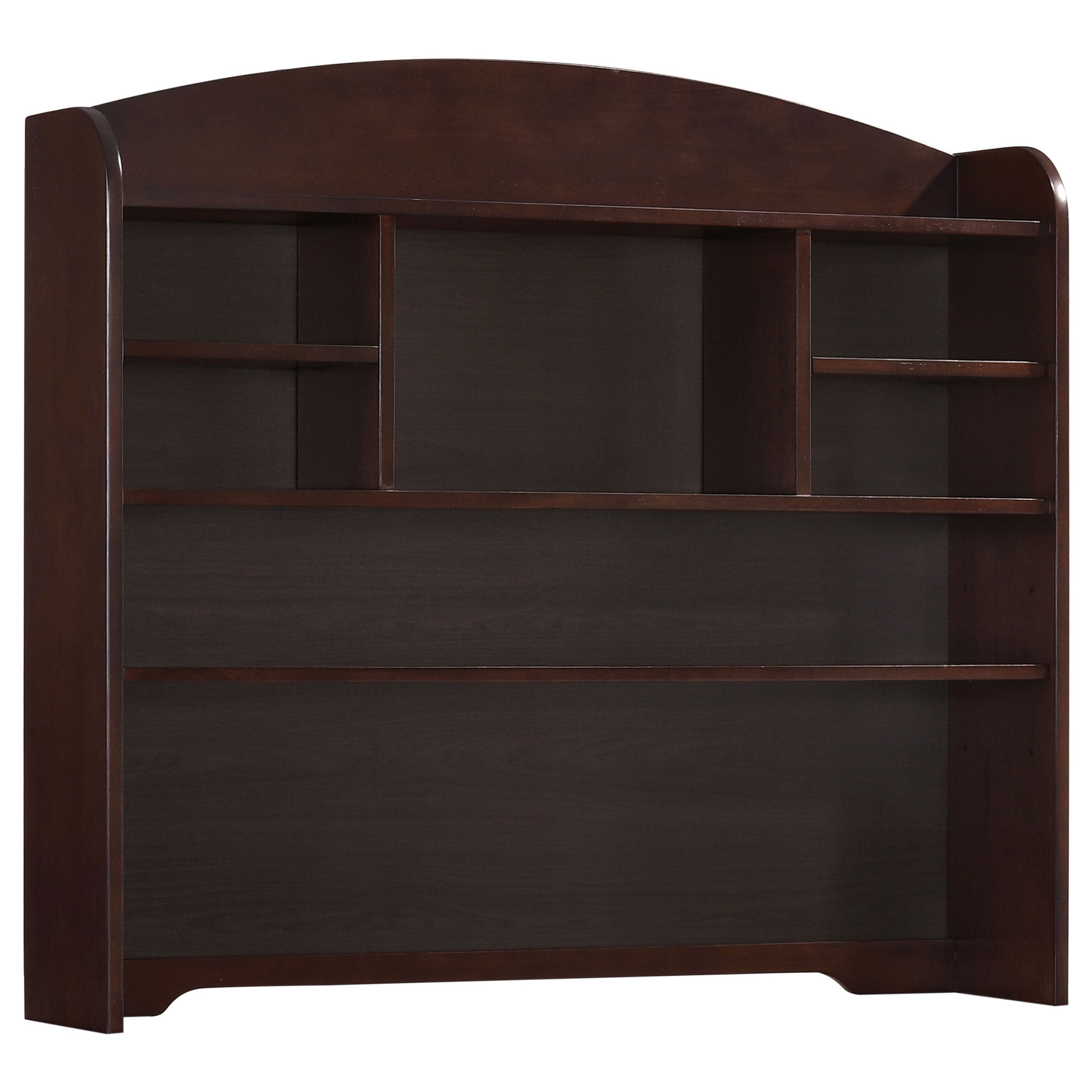 Phoenix Desk Hutch with Shelves Cappuccino — view 1