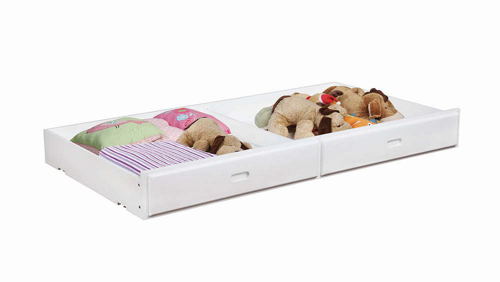 Chapman Wood Storage Trundle White — view 3