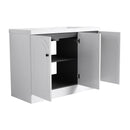 Contemporary Freestanding Bathroom Vanity With Resin Sink & Soft-Close Cabinet Doors
