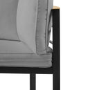 Outdoor Sectional Sofa Set Patio Seating Group With Cushions