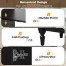 Bathroom Vanity With Ceramic Sink, 2 Doors 3 Drawers, Soft Close Design