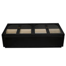 Storage Cabinet With Door For Living Room, Dining Room - Black