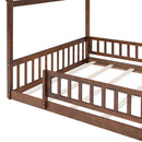 Bed House Bed Frame With Fence