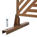 Freestanding Outdoor & Indoor Freestanding Metal Privacy Screen