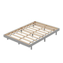 Modern Design Full Floating Platform Bed Frame for Grey Color