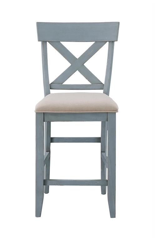 Set of 2 Bar Harbor Counter Height Dining Chairs