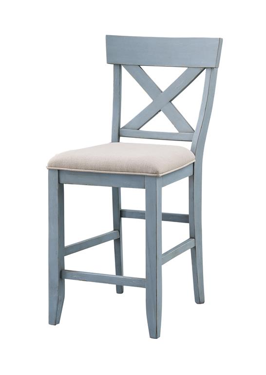 Set of 2 Bar Harbor Counter Height Dining Chairs