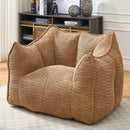 Comfortable Chenille Sofa Chairs With Highly Resilient Foam For Living Rooms And Bedrooms