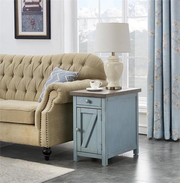 Bar Harbor One Drawer One Door Chairside Cabinet