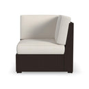 Palm Springs - Outdoor Sectional Side Chair - Brown, Dark - 32"
