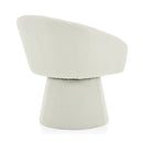 Modern Swivel Accent Chair With Ergonomic Barrel Design