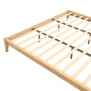 Solid Dry Bamboo Platform Bed Frame, With Slat Support