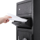 Large Locker Depository Safe With Digital Keypad 0 72 0 78 Cubic Ft - Black