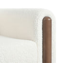 Oversized Accent Chair With Curved Armrests