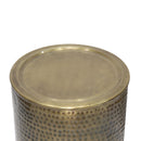 Corbin - Hammered Metal Side Table