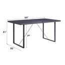 Nakula - Dining Table - Gray Oak & Black