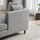 Wide Modern Double Sided Upholstered Chaise Lounge