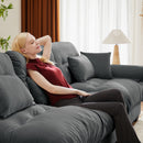 Super Comfort Oversized Modular Sectional Sofa With Movable Ottoman