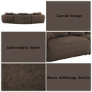 Bash - Sofa With 7 Pillows - Macca Anthology Boucle