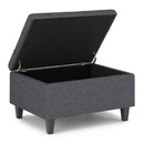 Harrison - Upholstered Coffee Table Storage Ottoman