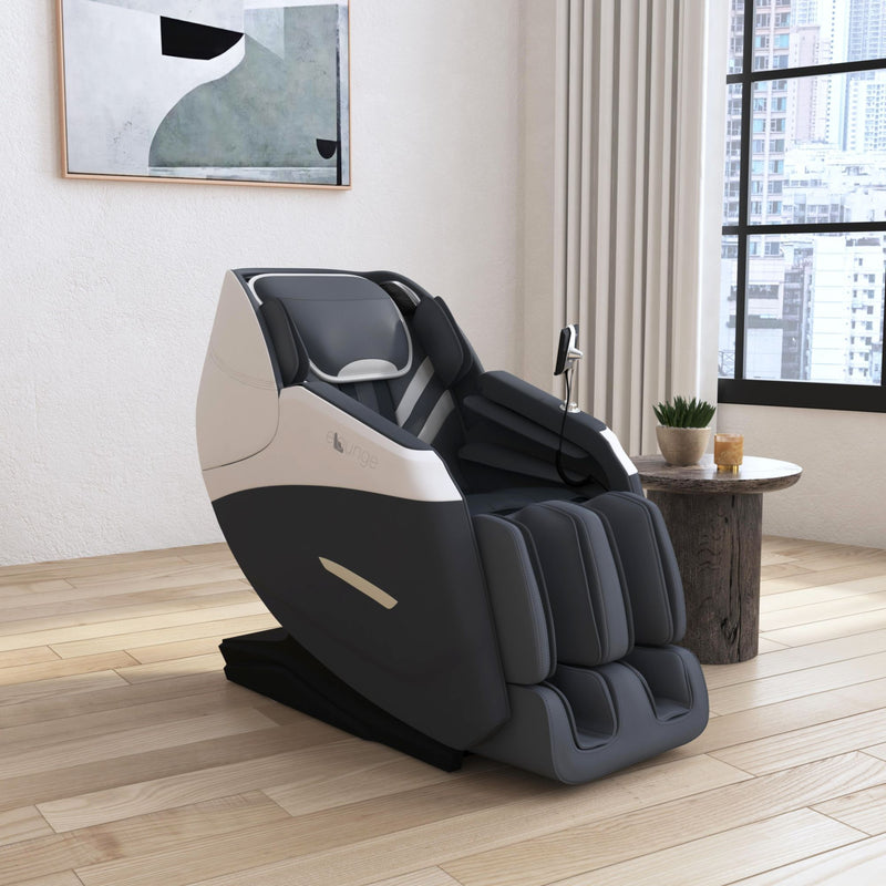 Embrace - PU Massage Chair - Charcoal