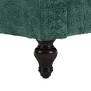 Mid Century Modern Chenille Fabric Loveseat Sofa, 2 Seat Upholstered Couch