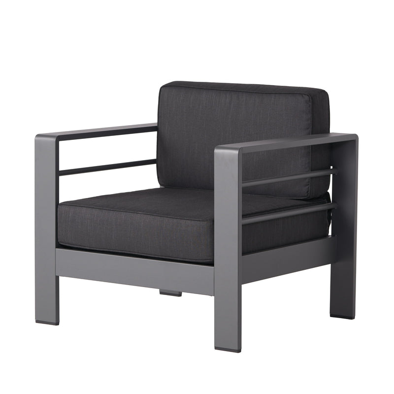Cape Coral - Club Chair - Dark Gray