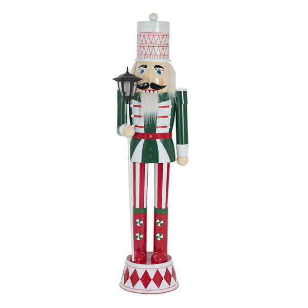 Classic Nutcracker Holiday Decor, Durable Construction - Green / Red / White