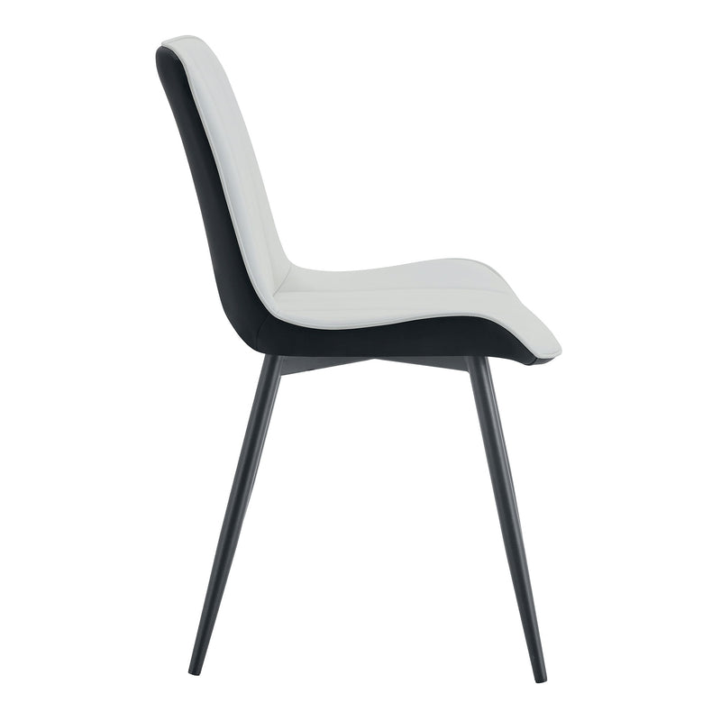 Modern Style Extended Seat Cushion Dining Chair Set
