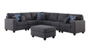 Cooper - Sectional Sofa With Ottomans And Cupholder
