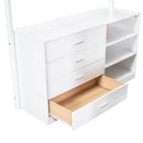 Full Size Teddy FleeceLoft Bed Wood Bed, White