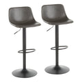 Duke - Industrial Adjustable Barstool (Set of 2)