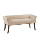 Elegant Design Bench Upholstery, Solid Wood Frame