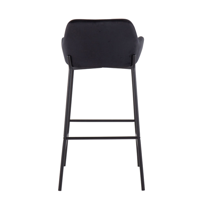 Daniella - Industrial Fixed Height Bar Stool (Set of 2)