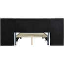 Upholstered Platform Bed With Big Headboard