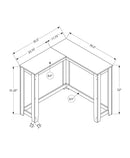 Corner Accent Console Table For Entryway, Unique Design Contemporary & Modern