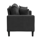 Modern Upholstered Loveseat Sofa, High Resilience